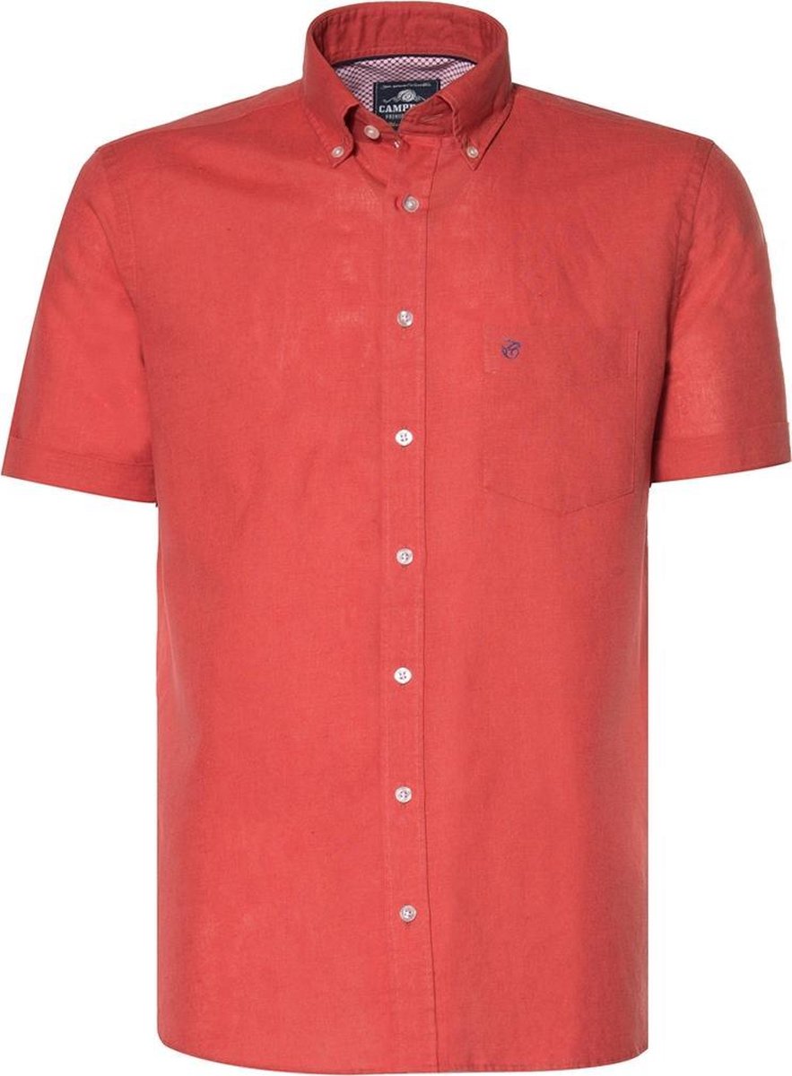 Campbell Classic Casual Overhemd Heren korte mouw