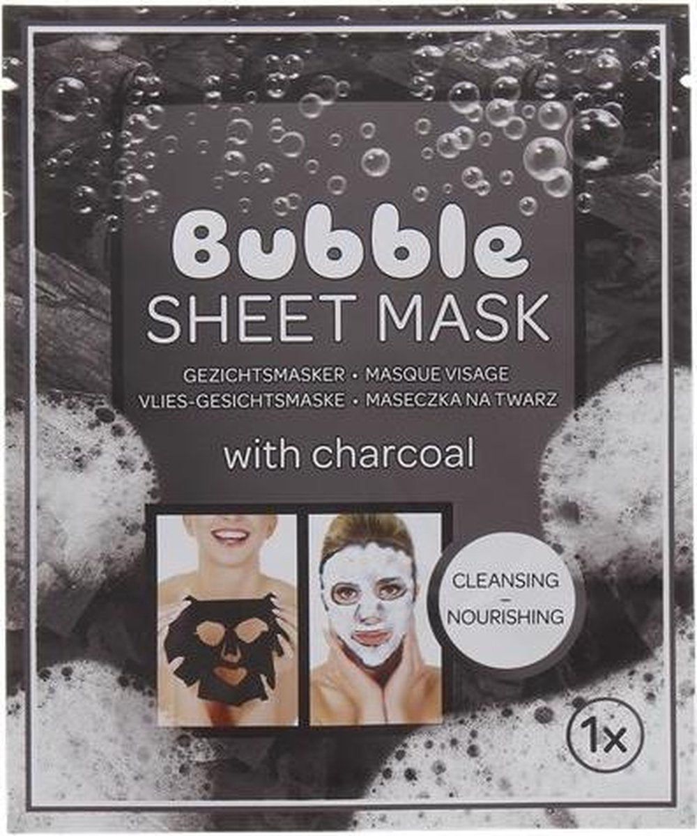 Gezichtsmasker Bubble - Houtskool Gezichtsmasker - Face Mask Bubble - Bubble Mask - Charcoal