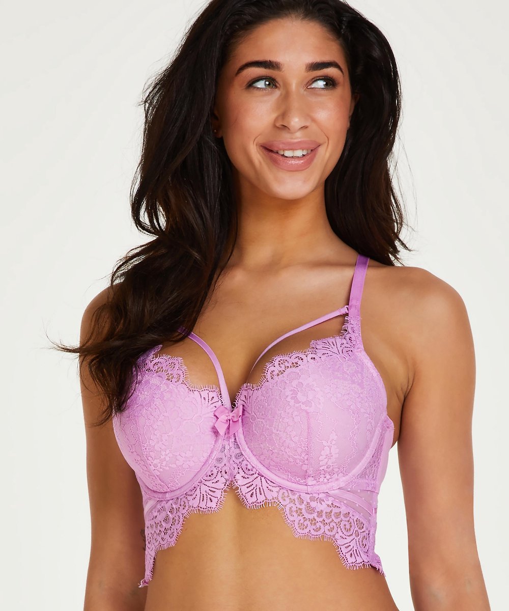 Hunkemöller Dames Voorgevormde longline beugel bh Marilee - maat D75