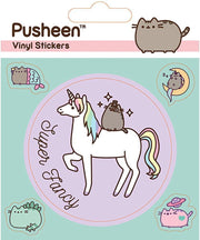 Pusheen Unicorn Vinyl Stickers (Pack of 5) (Multicoloured)