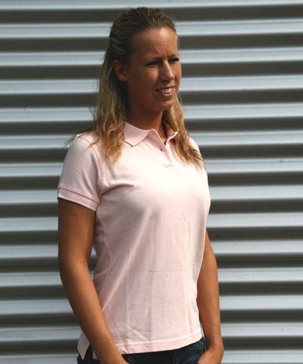 Dames poloshirt licht roze 40 (L)