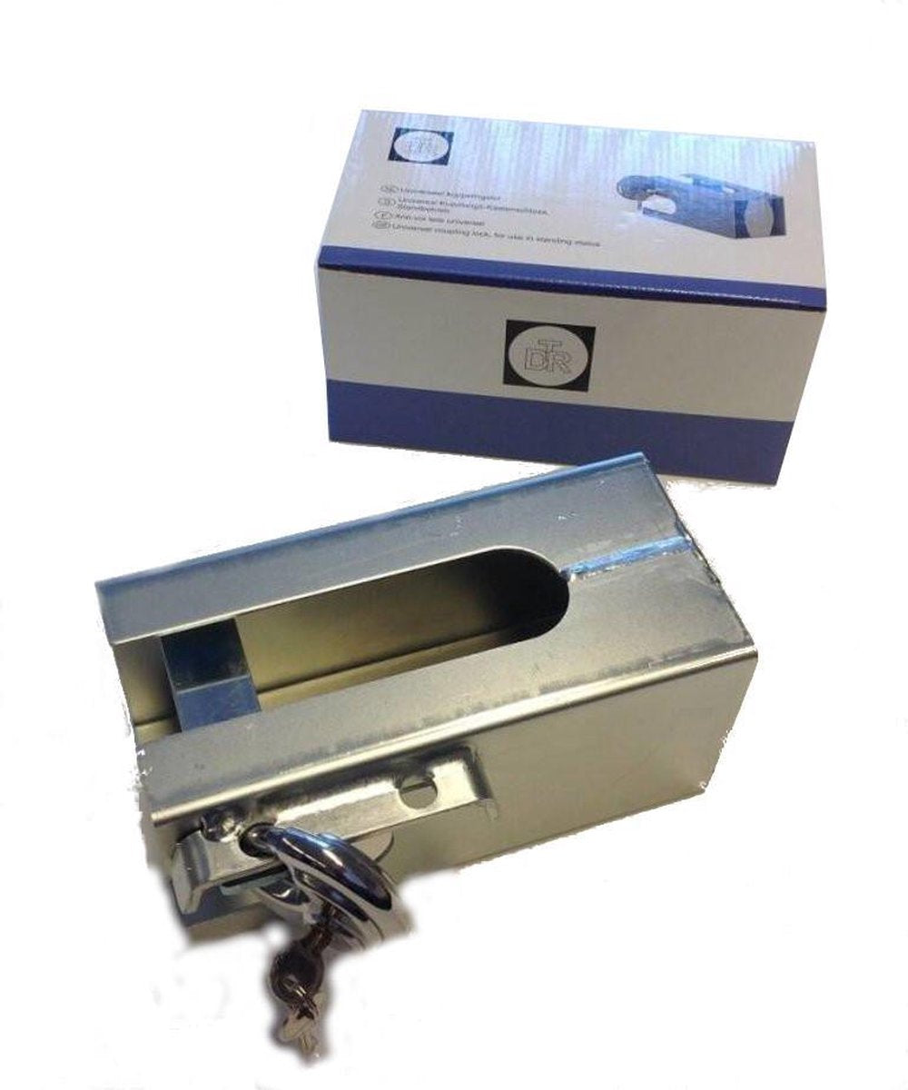 Aanhangerslot / Koppeling slot koker plaatdikte 2