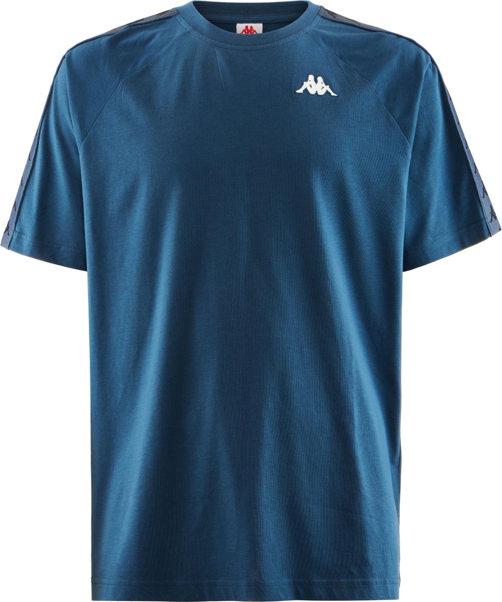 Kappa Unisex T-shirt - Blauw - Maat S