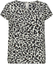 Onlgerry S/s Top Cs Wvn 15245524 Pumice Stone/cosy