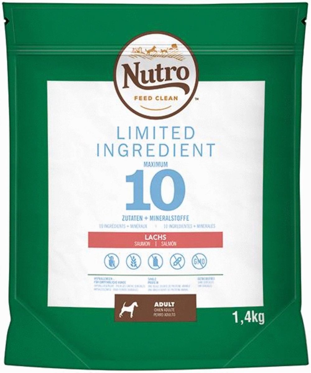 Nutro Adult Limited Ingredients Zalm - Hondenvoer - 1.4 kg