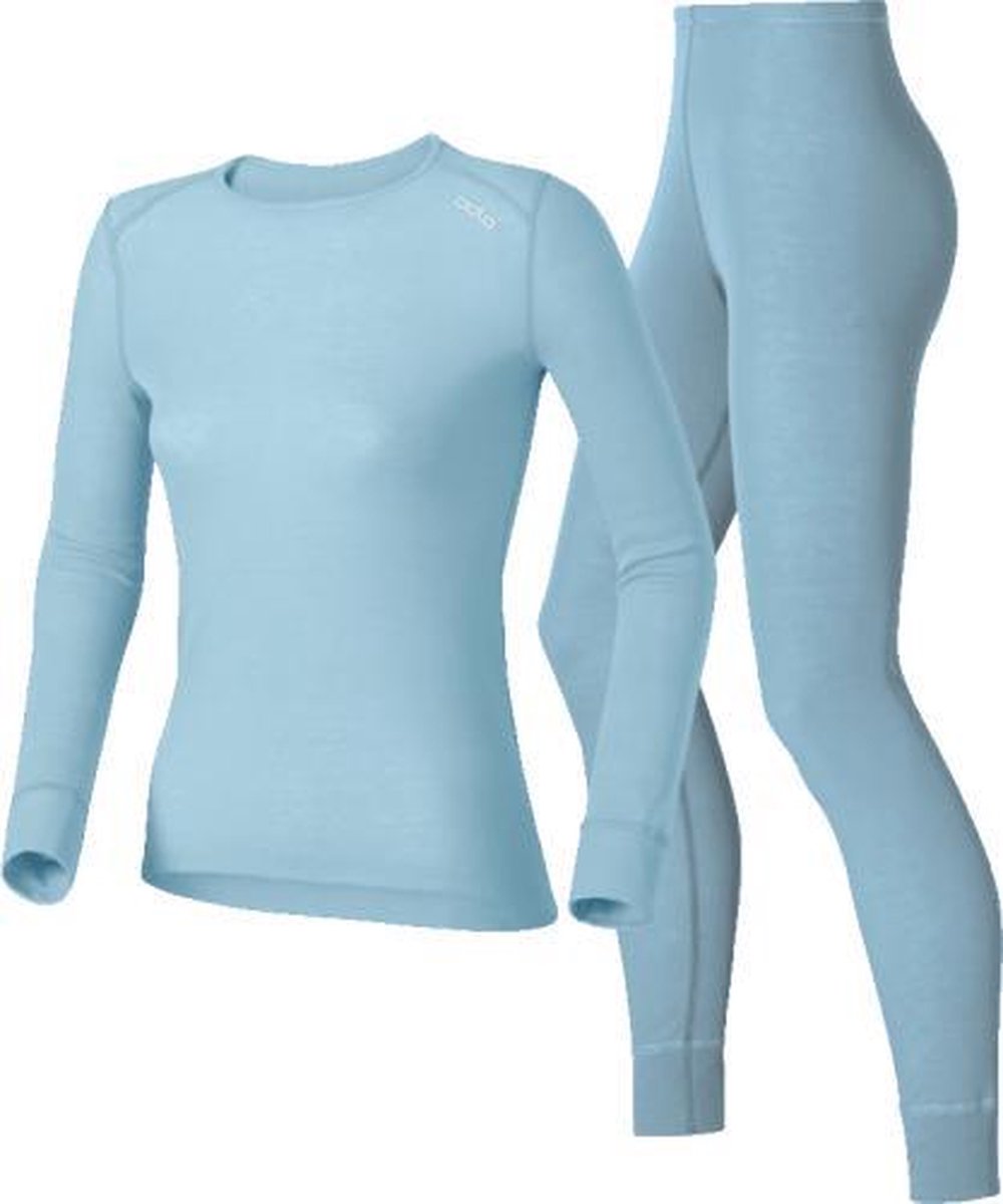 Odlo Warm - Sportonderbroek - Dames - Licht Blauw - Maat L