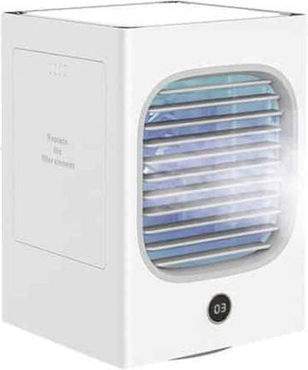 Small Home Desktop Airconditioner Chiller Koelventilator (wit)