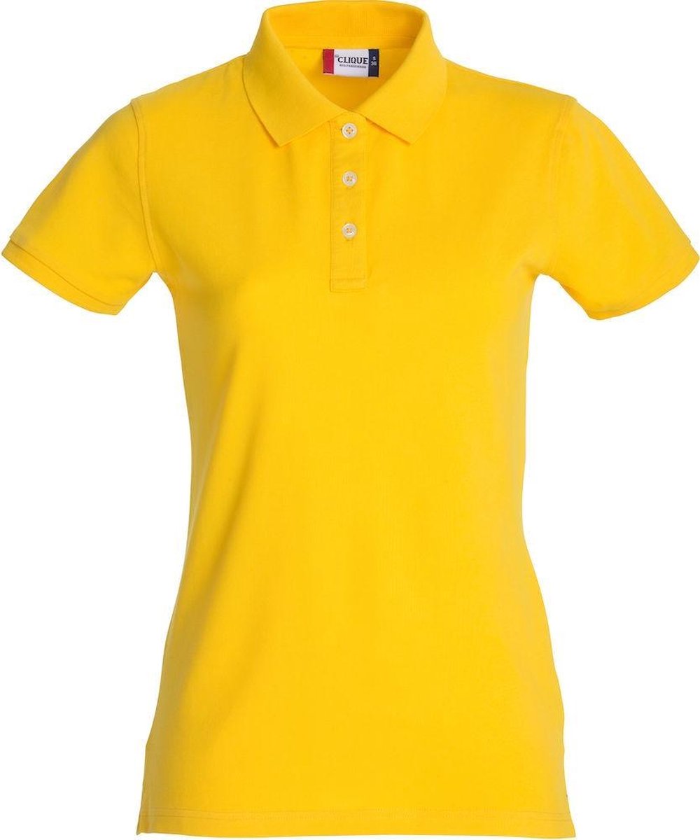 Clique Premium dames polo lemon xl