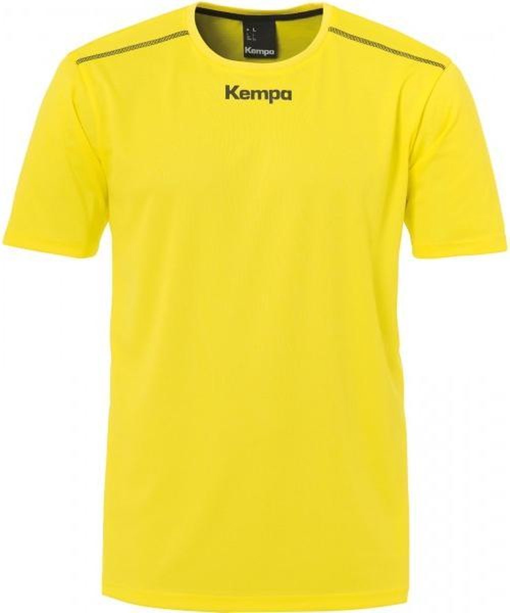 Kempa Poly Shirt Heren - geel - maat S
