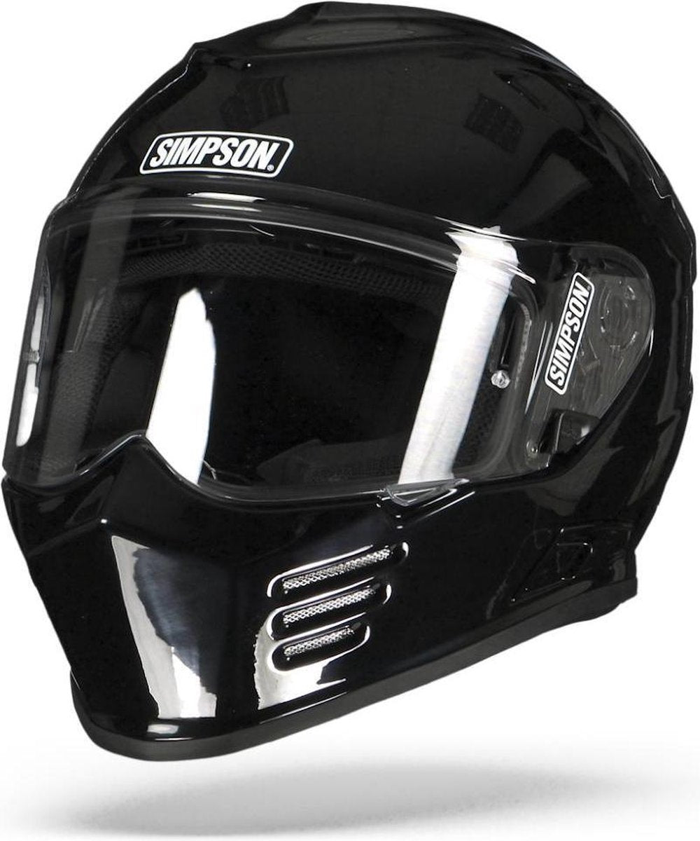 Simpson Helmet Venom Black Metal 58-M
