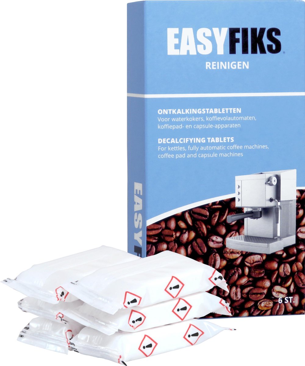 Easyfiks - Ontkalkingstabletten - 6 stuks