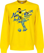 Neymar JR Brazilië Script Sweater - Geel - Kinderen - 116