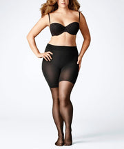 FALKE Beauty Plus 20 denier Panty 43000 - Zwart 3009 black Dames - B LONG