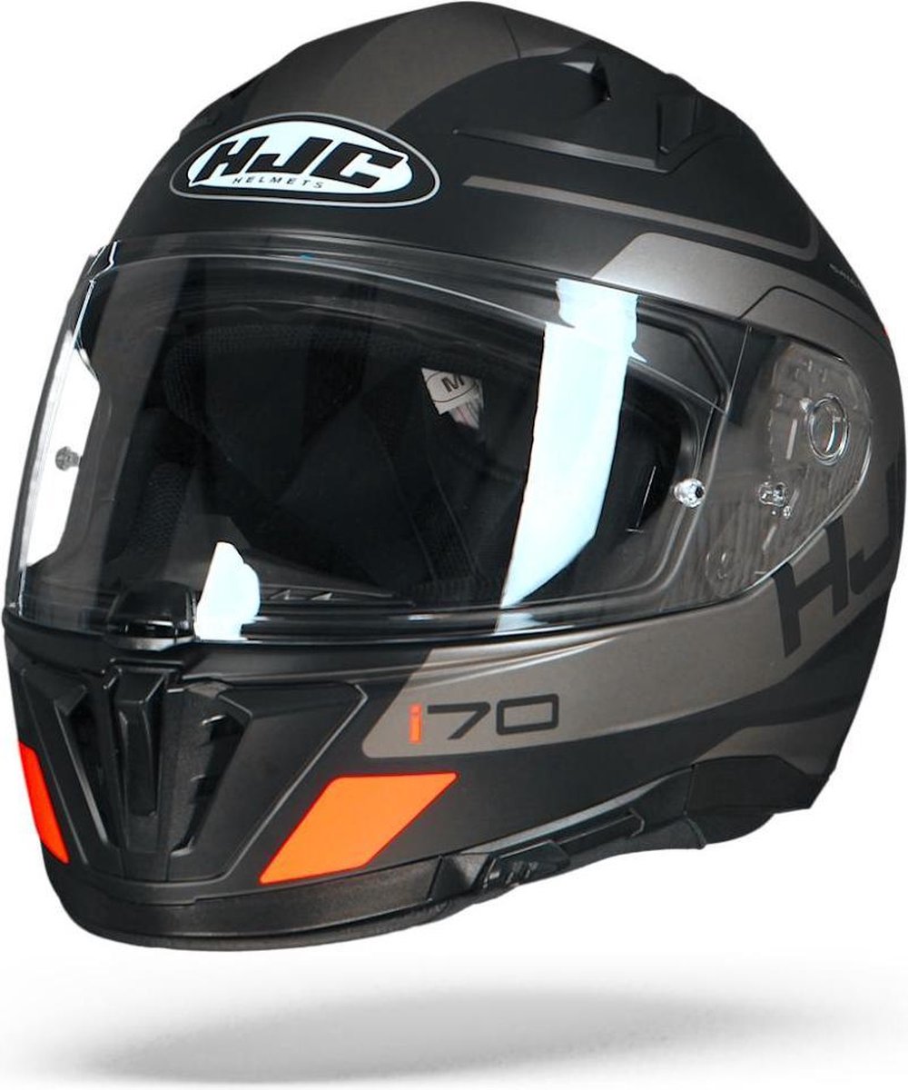 HJC i70 Karon Mc5Sf Zwart Grijs Oranje Integraalhelm - Motorhelm - Maat XXL