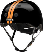 Melon Straight Orange Black Fietshelm - Maat XXS-S (46-52cm) - Oranje/Zwart