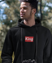 King & Queen Hoodie Supremely (King - Maat XS) | Matching outfits | Koppel truien