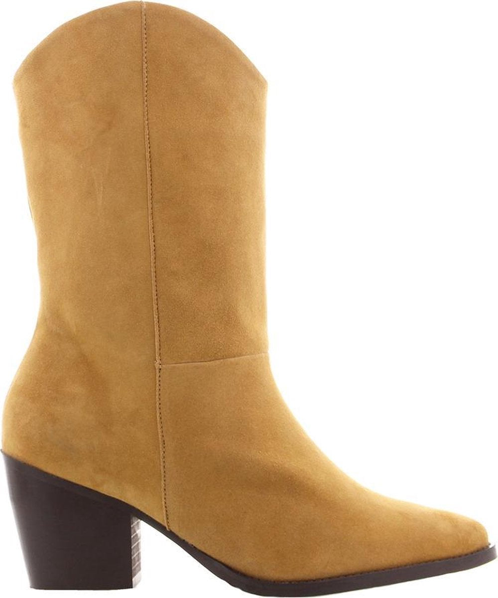 TANGO ella square 12 Enkellaarzen women Maat: 40 brown d tan kid suede