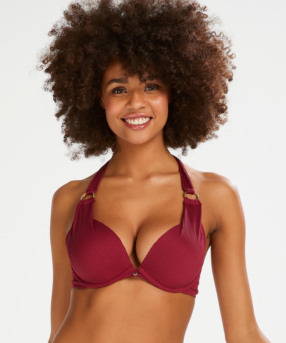 Hunkemöller Dames Voorgevormde beugel bikinitop Golden Rings - maat C75