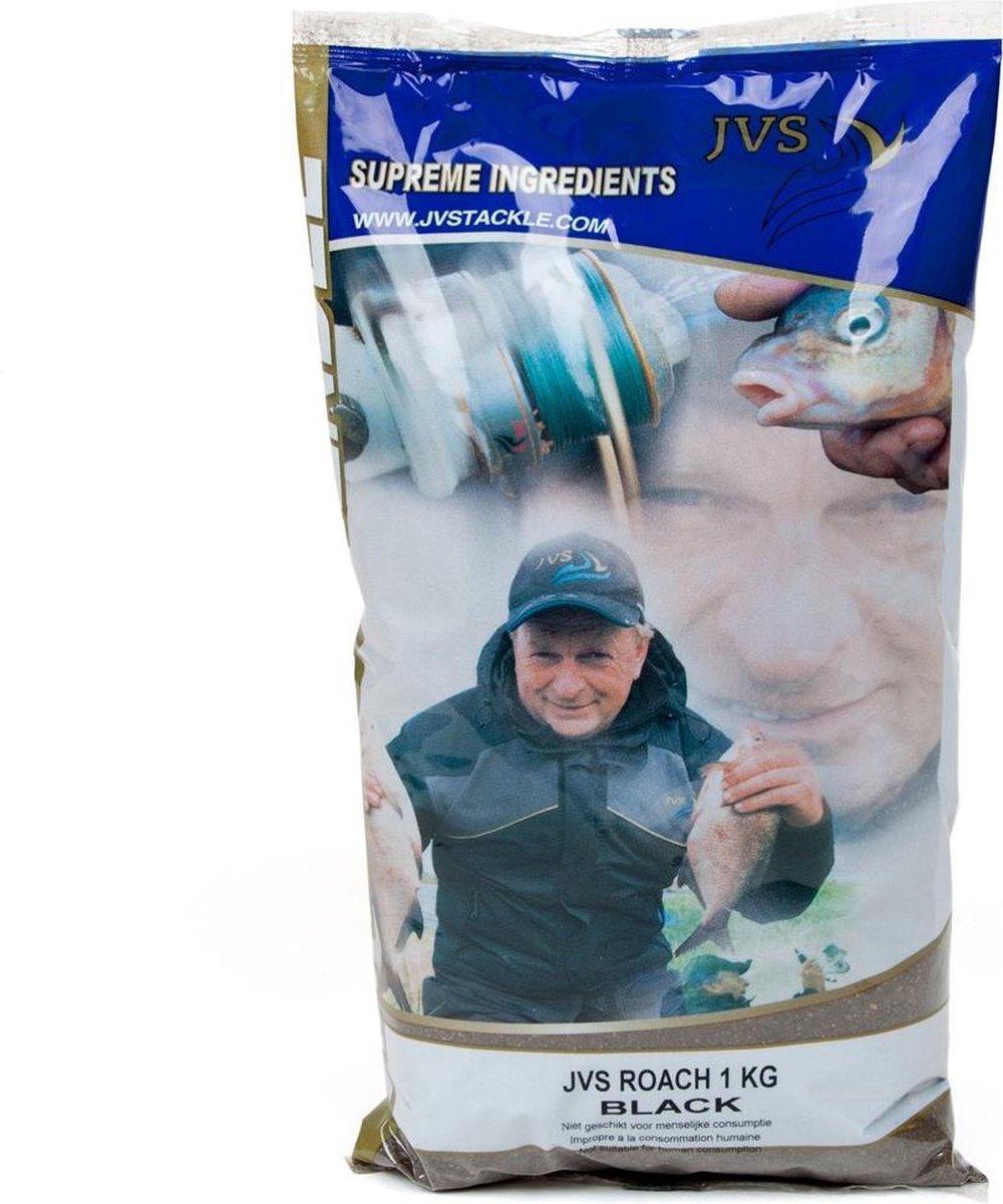 JVS Voorn Zwart Lokvoer - 1kg - Zwart