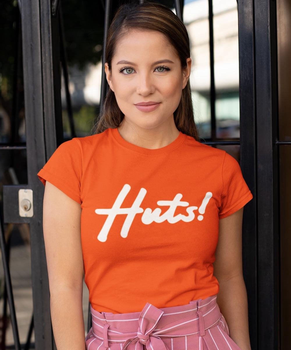 EK WK & Koningsdag T-Shirt Huts (DAMES - MAAT S) | Oranje Kleding | Feestkleding