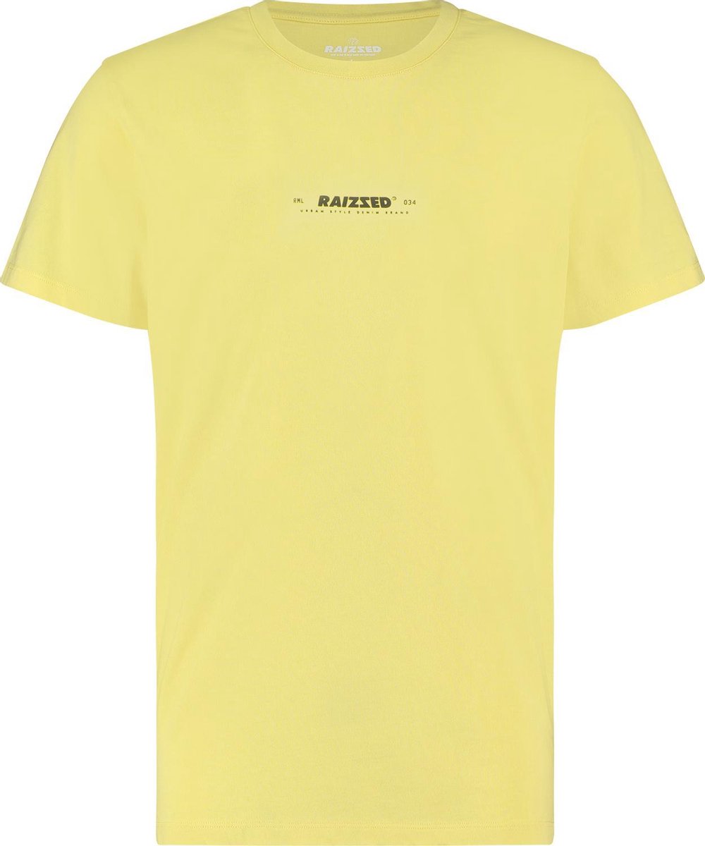 Raizzed T-shirt Hamden Mannen T-shirt - Lemon Yellow - Maat S
