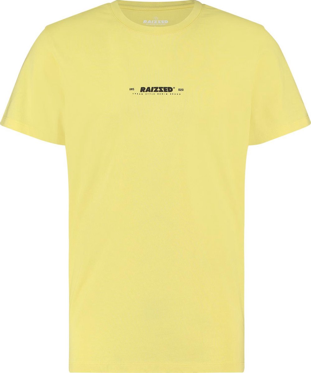 Raizzed T-shirt Hamden Mannen T-shirt - Lemon Yellow - Maat XS