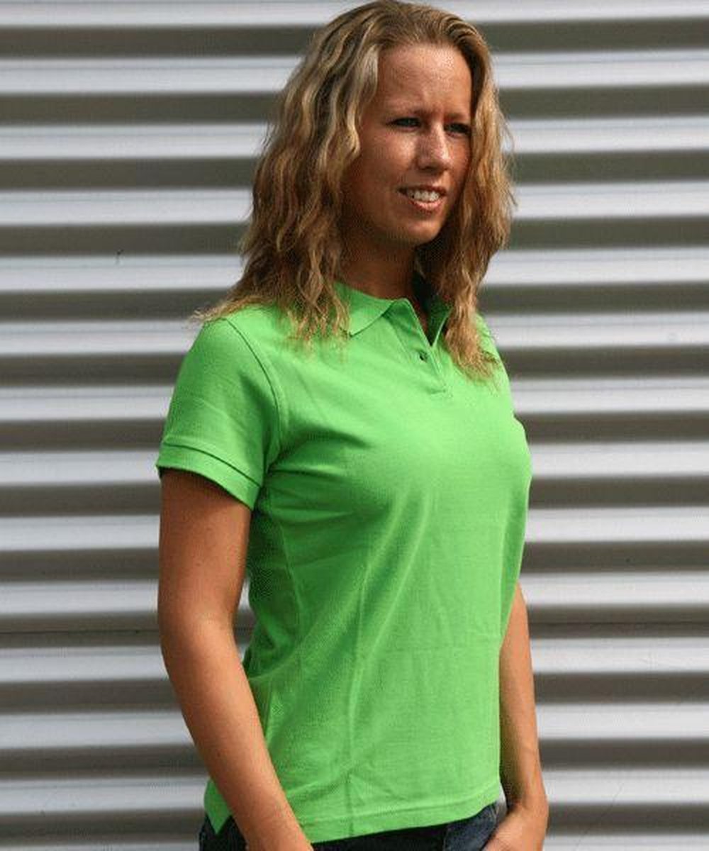 Dames poloshirt lime 42 (XL)