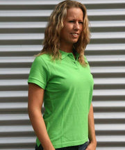 Dames poloshirt lime 42 (XL)