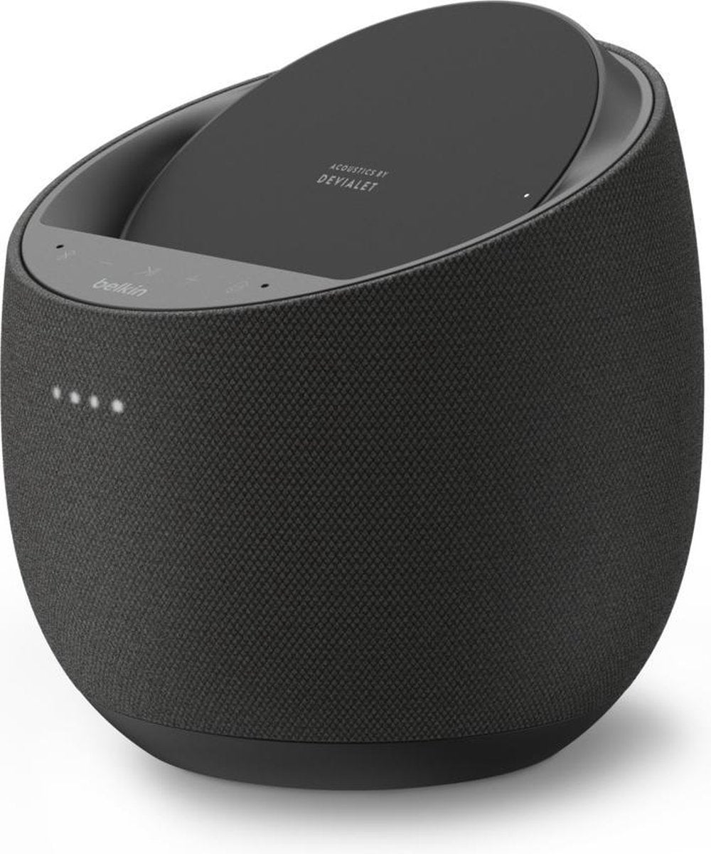 Belkin SoundForm™ Elite hifi-luidspreker + draadloze lader met Alexa en AirPlay 2 - Zwart