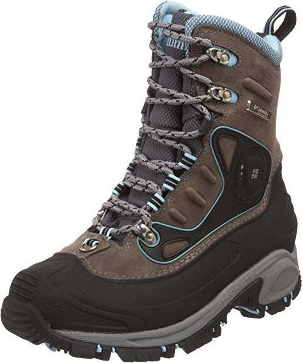 Columbia Bugathermo Black-Paradise-Sky - Dames Winterlaarzen - Snowboots met verwarmingselement - Maat 40.5