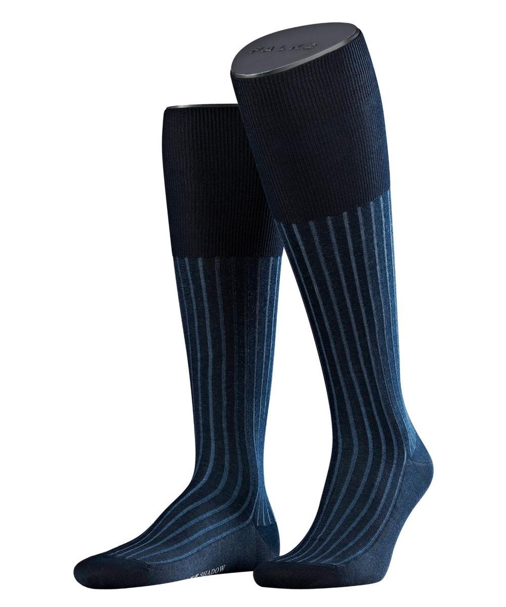 FALKE Shadow Heren Kniekous 15648 - Blauw 6360 lupine Heren - 39-40