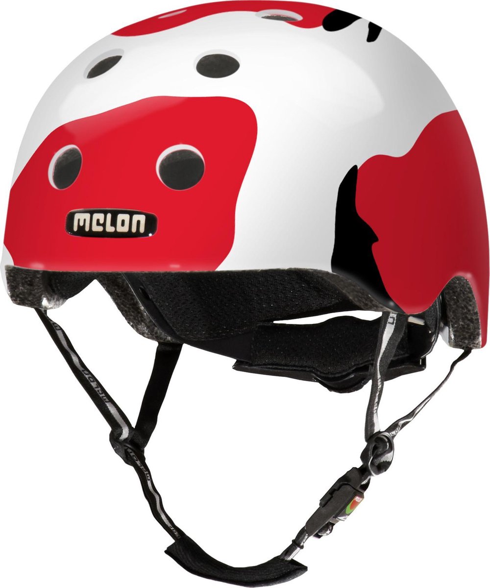 Melon Koi Ants Fietshelm - Maat XL-XXL (58-63cm) - Rood/Wit