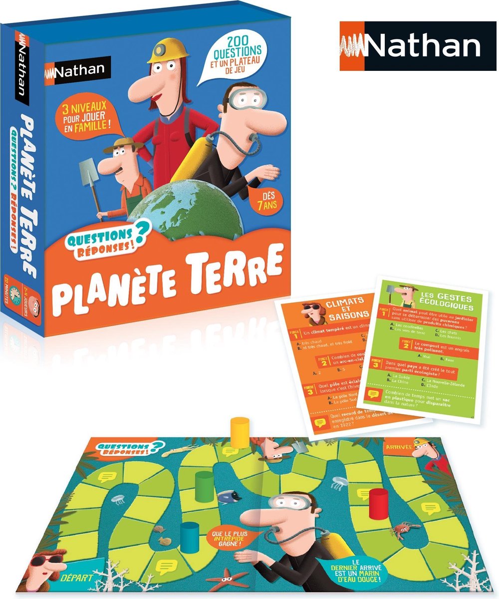 Questions/Réponses 31503 bordspel Kinderen Triviantspel