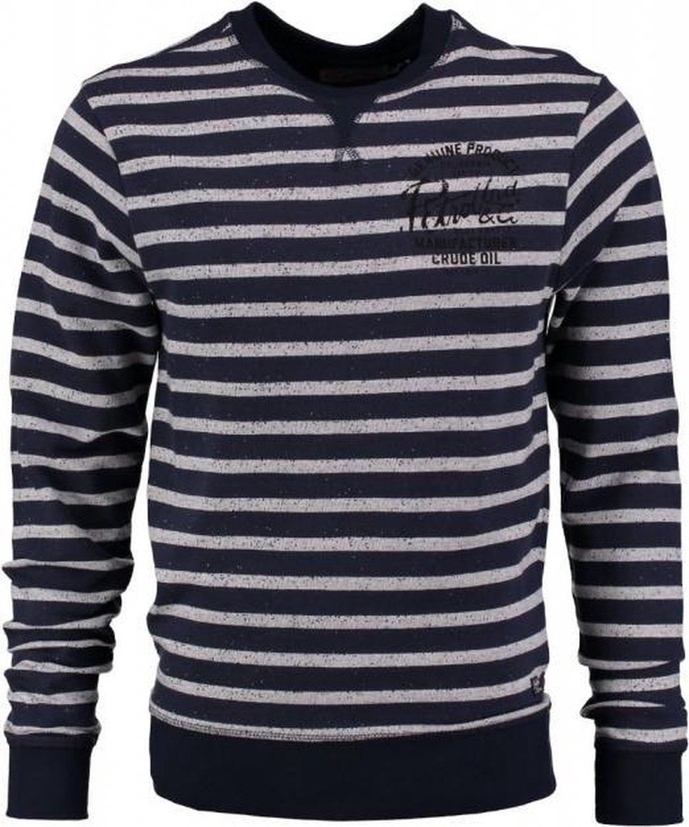 Petrol sweater dark navy - Maat XS