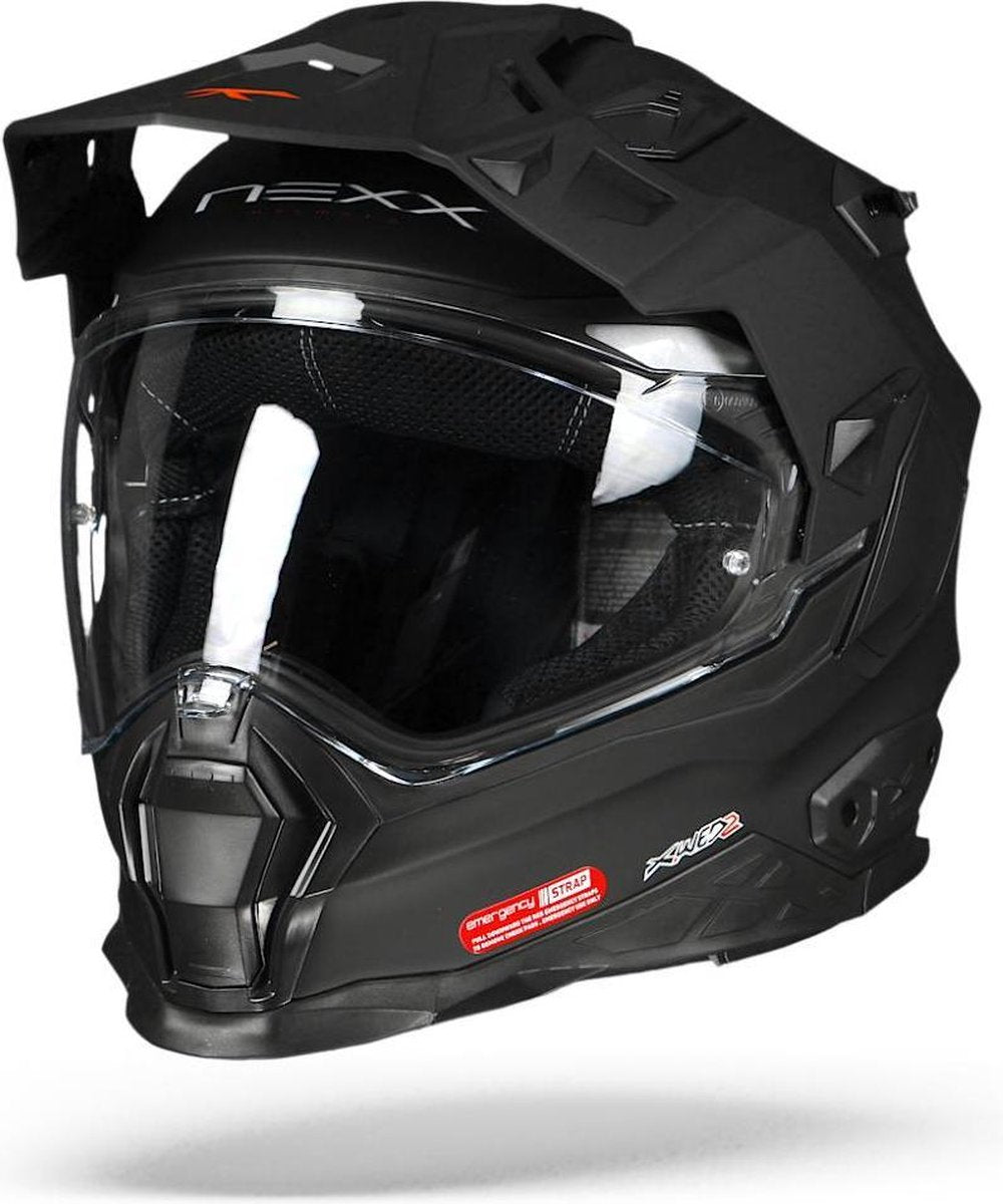 Nexx X.WED2 Plain Mat Zwart Integraalhelm - Motorhelm - Maat S