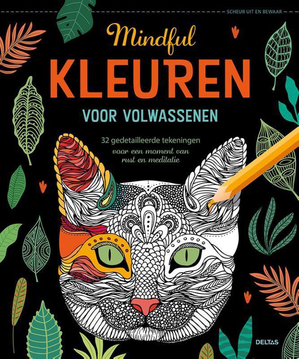 Deltas Mindful kleuren voor volwassenen