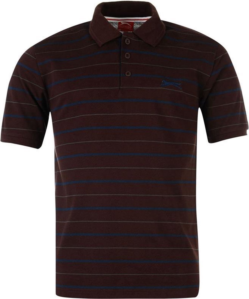 Slazenger Pique YD Men Polo Burgundy