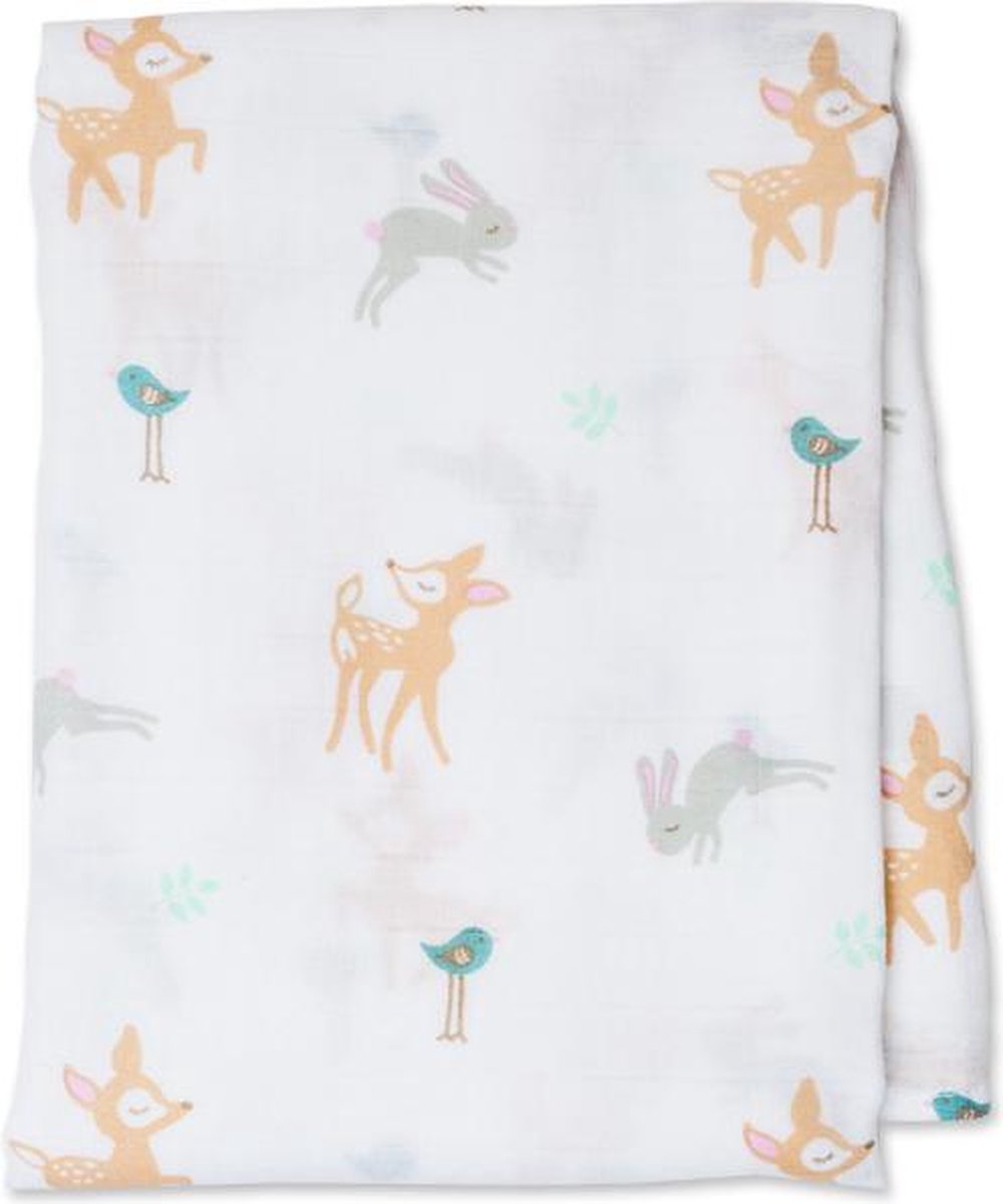 Lulujo swaddle 120x120 - Little Fawn