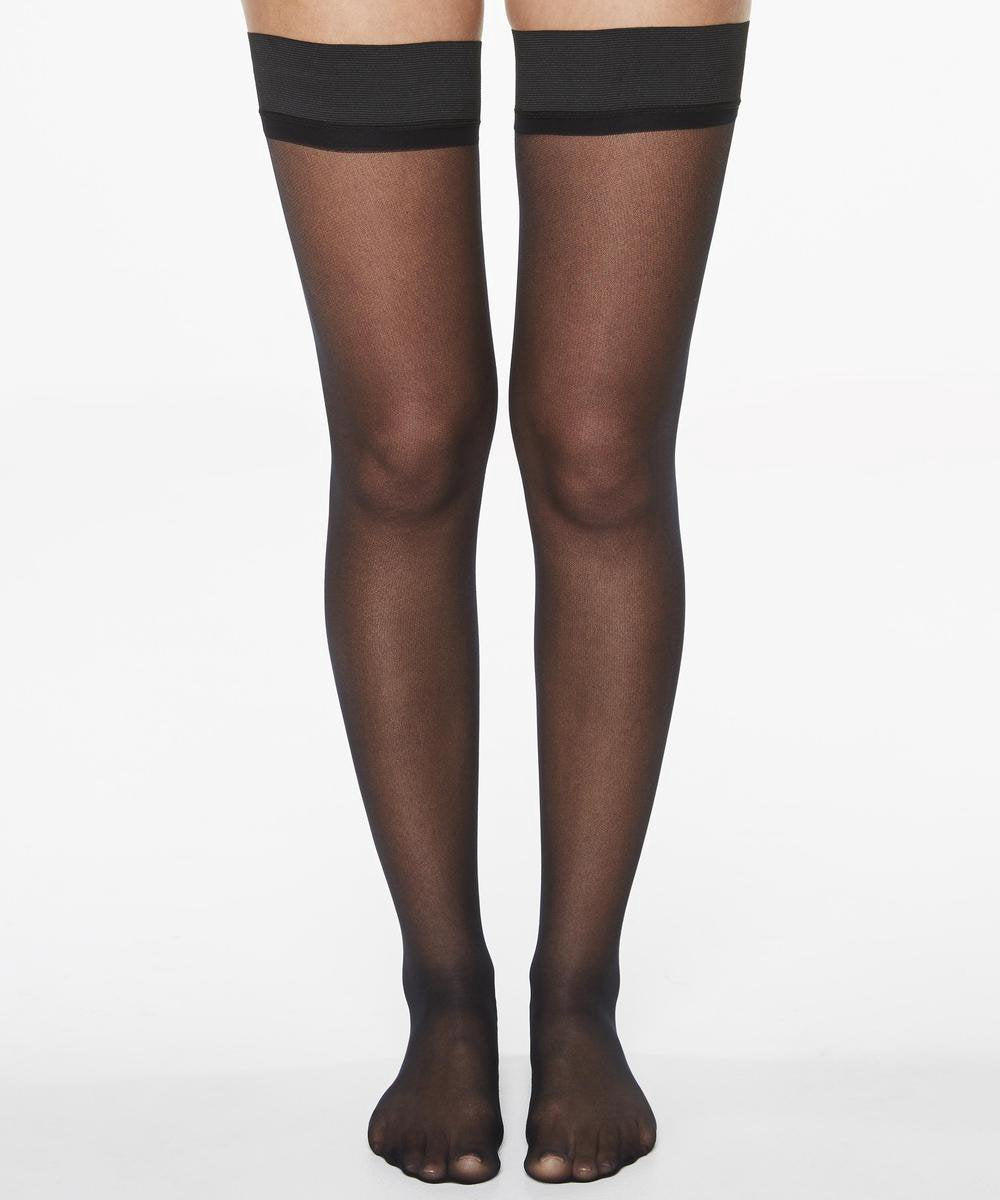 Hunkemöller Stay-up 20 Denier Pretty Lace - Maat L/XL