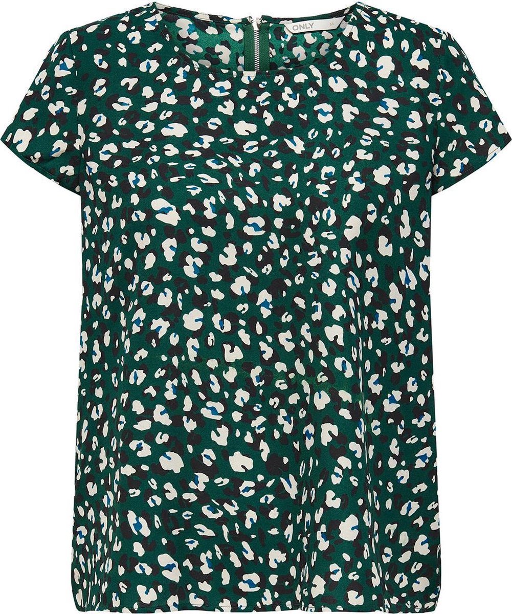 Onlgerry S/s Top Cs Wvn 15245524 Botanical Garde/cosy Leo