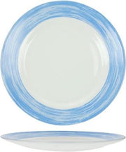 Brush Dinerbord - Blauw - Ø 25