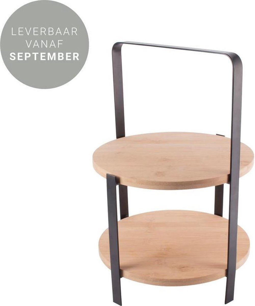 Gusta Etagère Bamboe Ø29x39