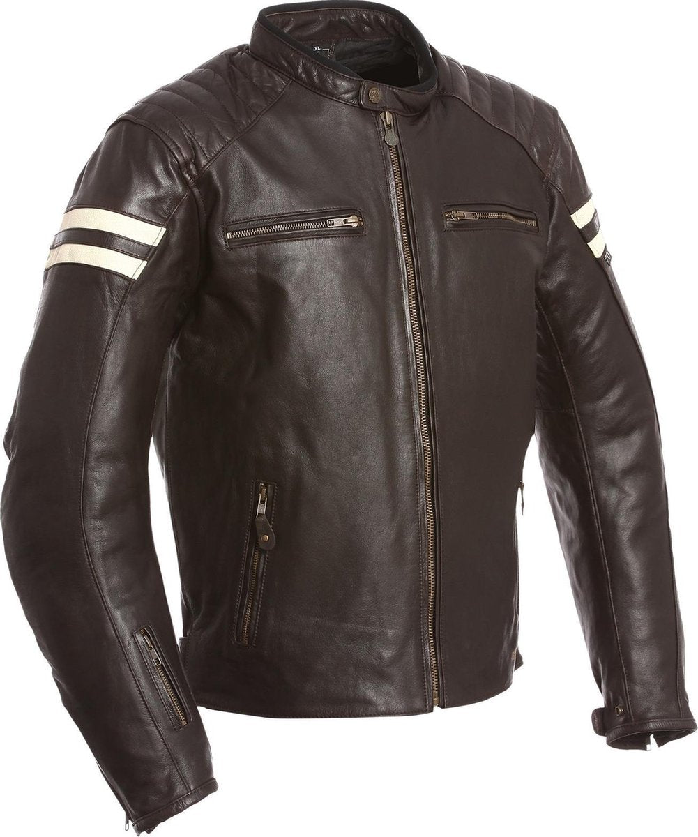 Segura Retro Leren Jas bruin/beige