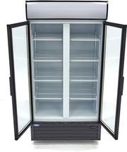 Barkoeling 800 Liter - Hoog Model - 2 Klapdeuren - Dubbel Glas - Temperatuur Controller - 4 Wielen - Incl. 8 RVS roosters - Drank Horeca Koelkast  - Maxima