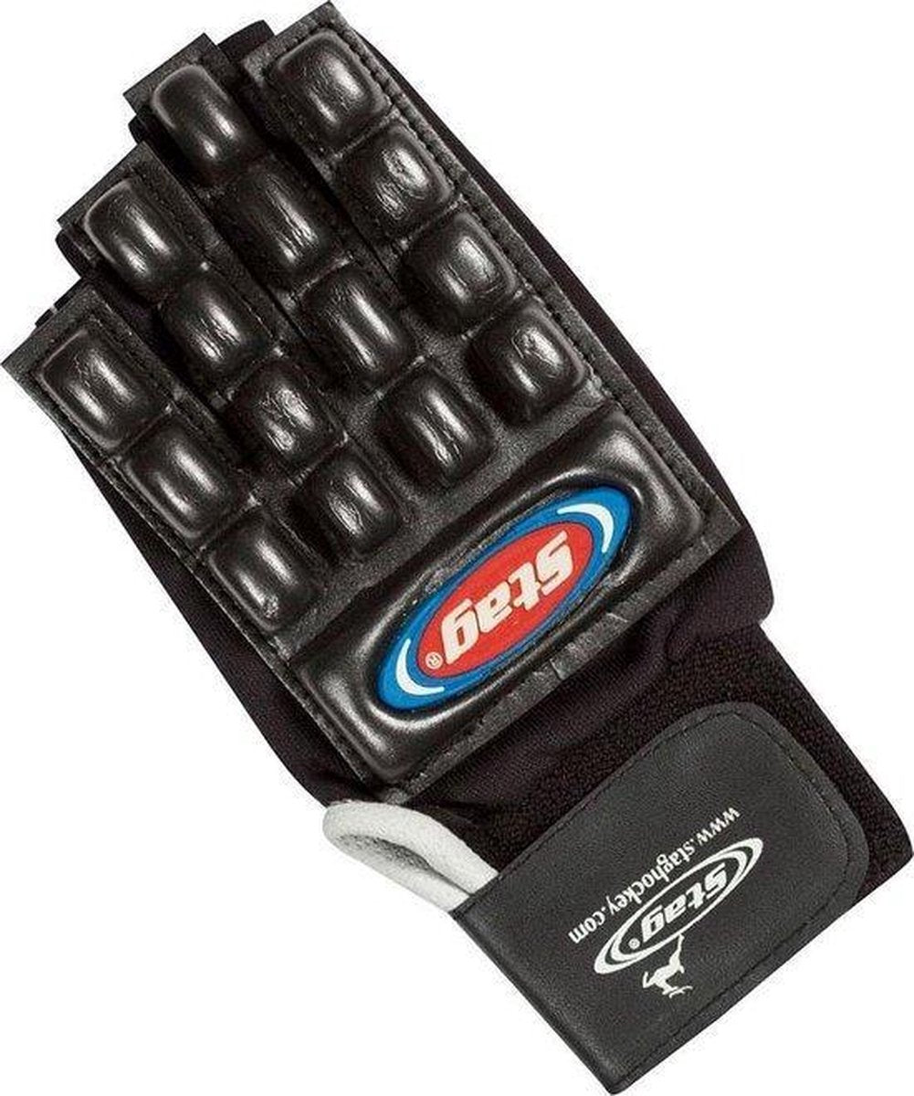 Stag Hockeyhandschoen Links Bone Pro Veld Zwart Maat S