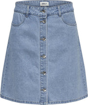Onlfarrah Reg Dnm Skirt  Bj14427 No 15178372 Light Blue Denim