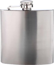 LOUZIR Premium RVS Heupfles met Schroefdop - 200 ml - 12x9cm