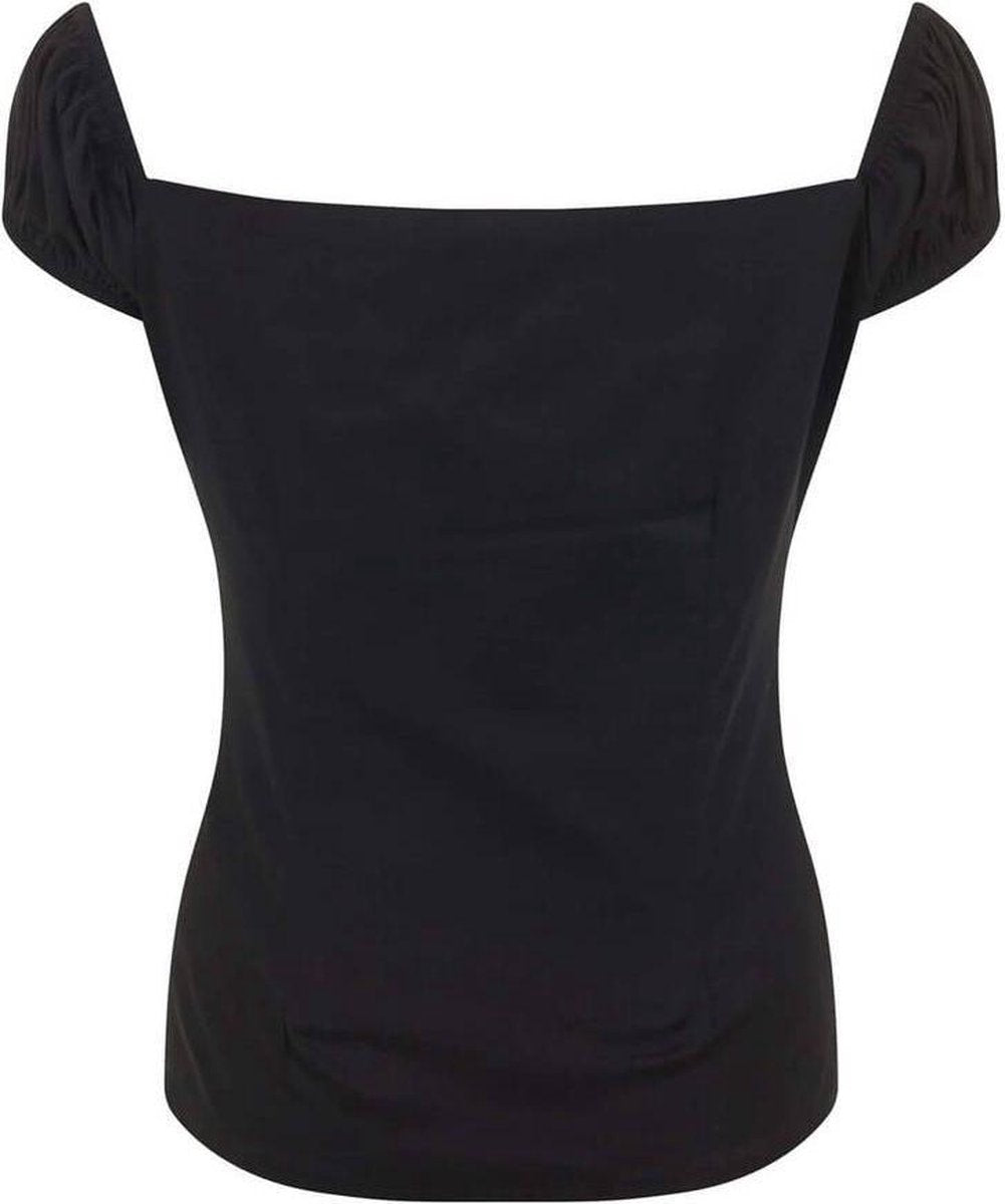 Collectif Dolores 50's Top Zwart