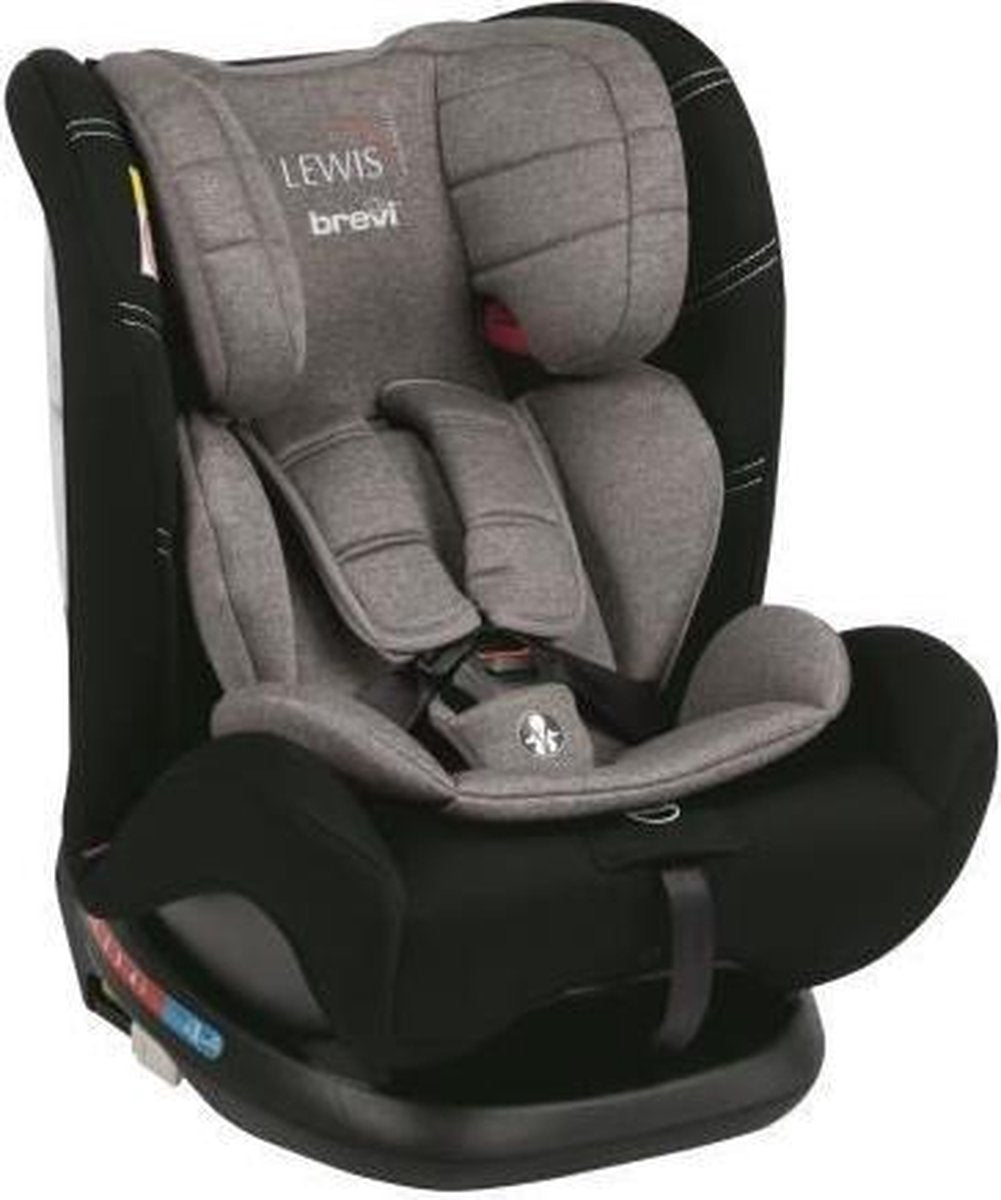 BREVI Lewis Isofix Top Tether Group 0+ autostoel 1 2 3 - 0-36 kg - Grey mix