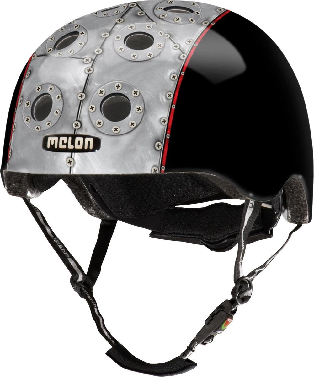 Melon Aviator Fietshelm - Maat M-L (52-58cm) - Zwart/Grijs